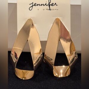Jennifer and Company Gold-Tone Twist Post Earrings 2.5 in BOUTIQUE GLAM
